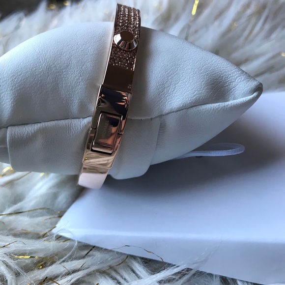 MK Gold Rose Bangle bracelet - Picture 7 of 11